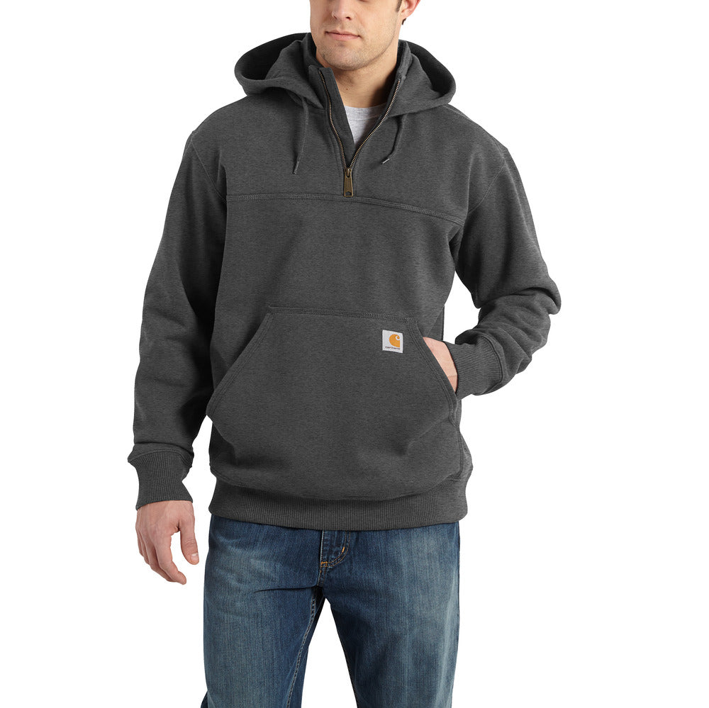 Carhartt Rain Defender® Loose Fit Heavyweight Quarter-Zip Sweatshirt – 100617 – Carbon Heather