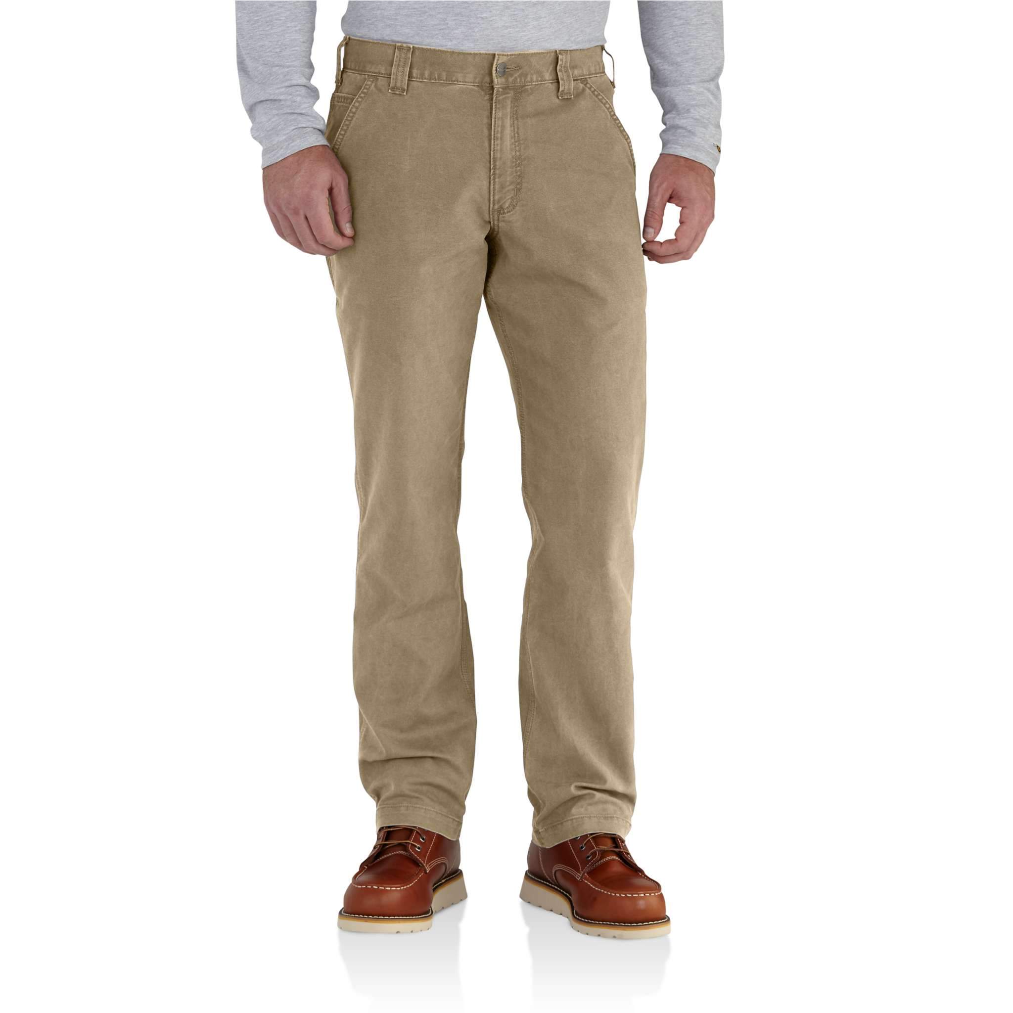 Carhartt Rugged Flex® Relaxed Fit Canvas Pant – 102291 – Dark Khaki