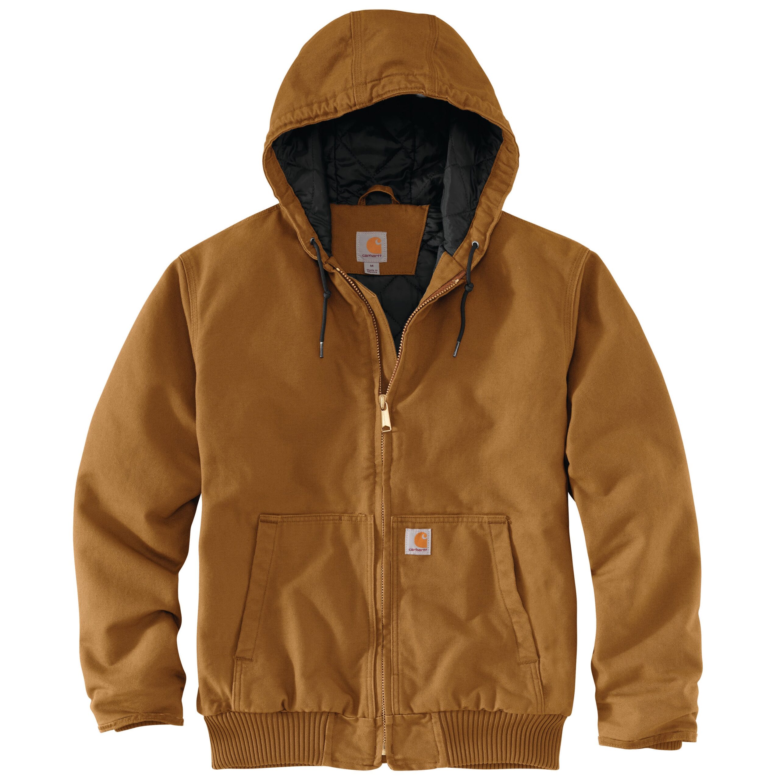 Carhartt Loose Fit Washed Duck Quilt Lined Active Jac – 104050 – Carhartt Brown