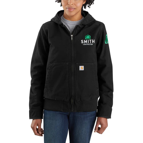 104053 - Carhartt Women's Loose Fit Washed Duck Insulated Active Jac (Stocked In Canada) - Image 4
