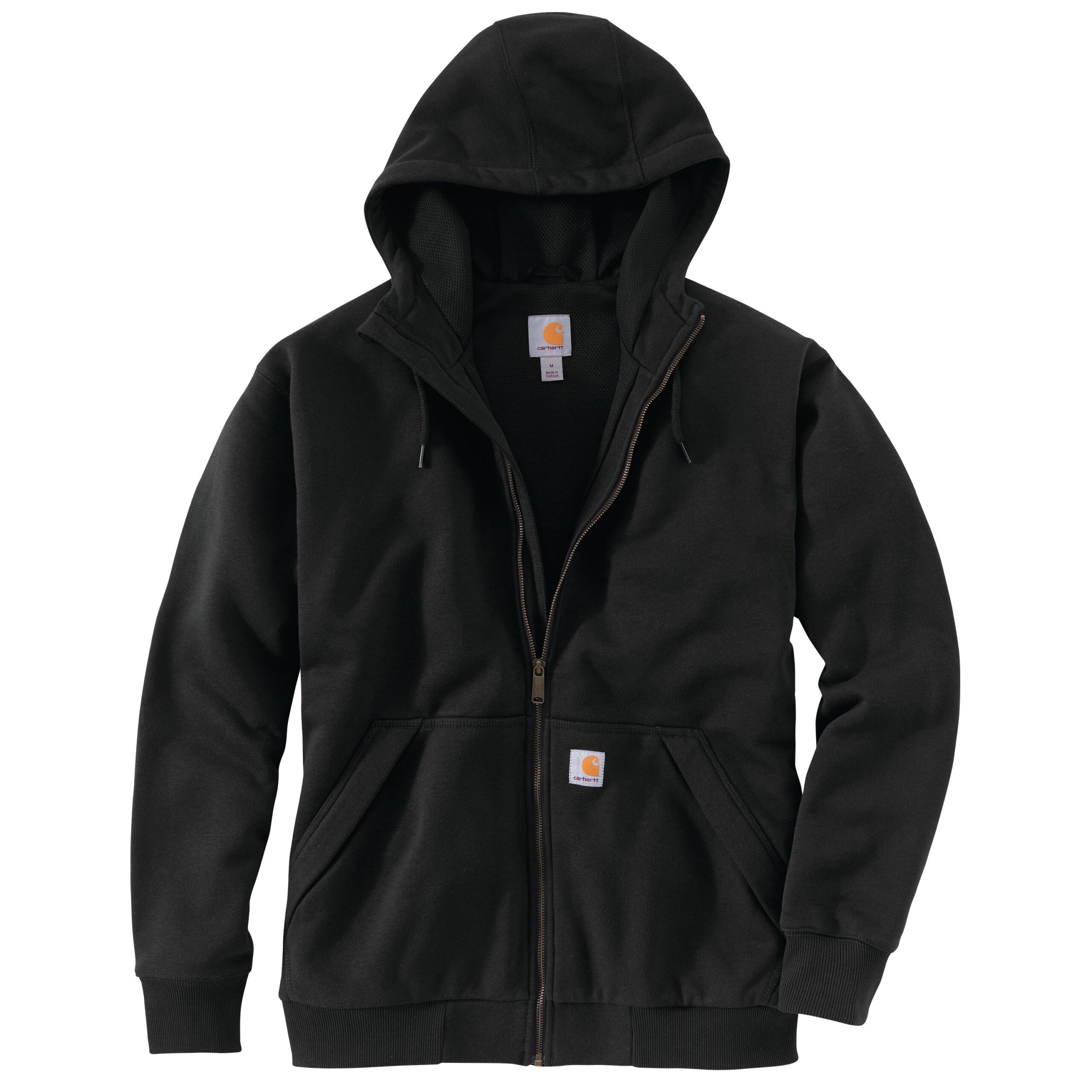 Carhartt Rain Defender Loose Fit Midweight Thermal-Lined Full-Zip Sweatshirt – 104078 – Black