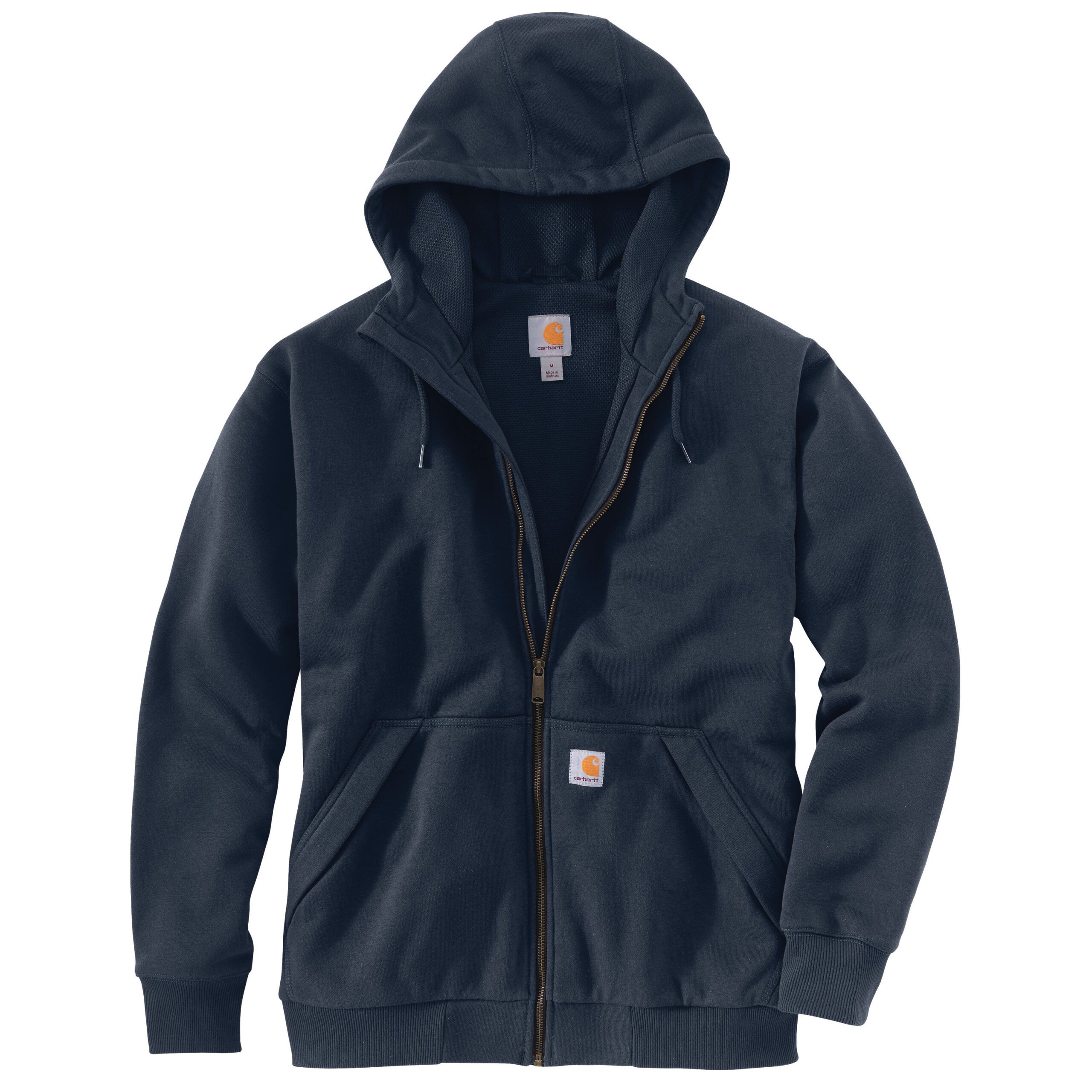 Carhartt Rain Defender Loose Fit Midweight Thermal-Lined Full-Zip Sweatshirt – 104078 – Navy
