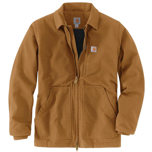 104293 - Carhartt Loose Fit Washed Duck Sherpa Lined Coat (Stocked In Canada) - Image 3
