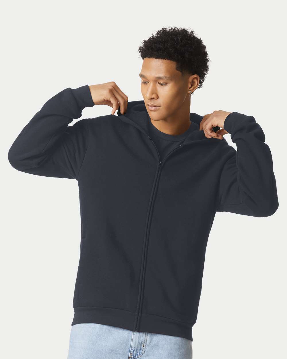 Unisex ReFlex Fleece Full-Zip Hoodie Sweatshirt - RF497