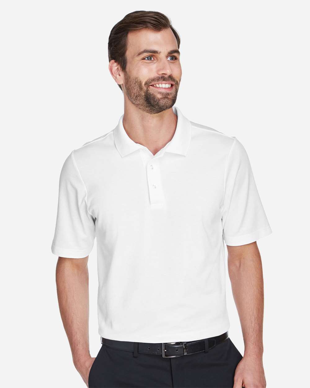 Men's CrownLux Performance® Plaited Polo - DG20