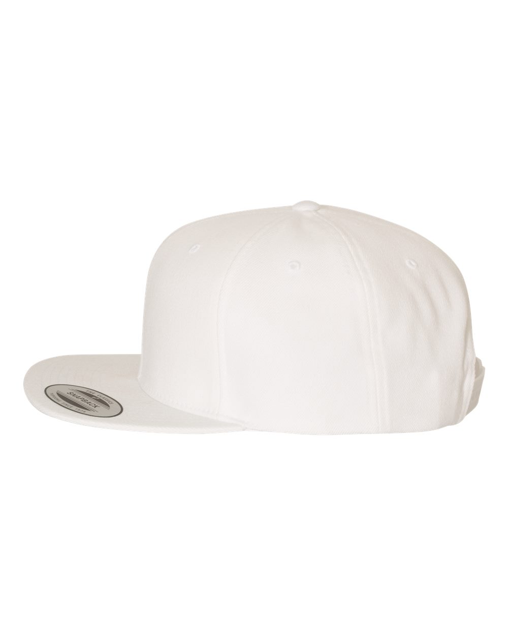 Premium Flat Bill Snapback Cap - 6089M - Image 2