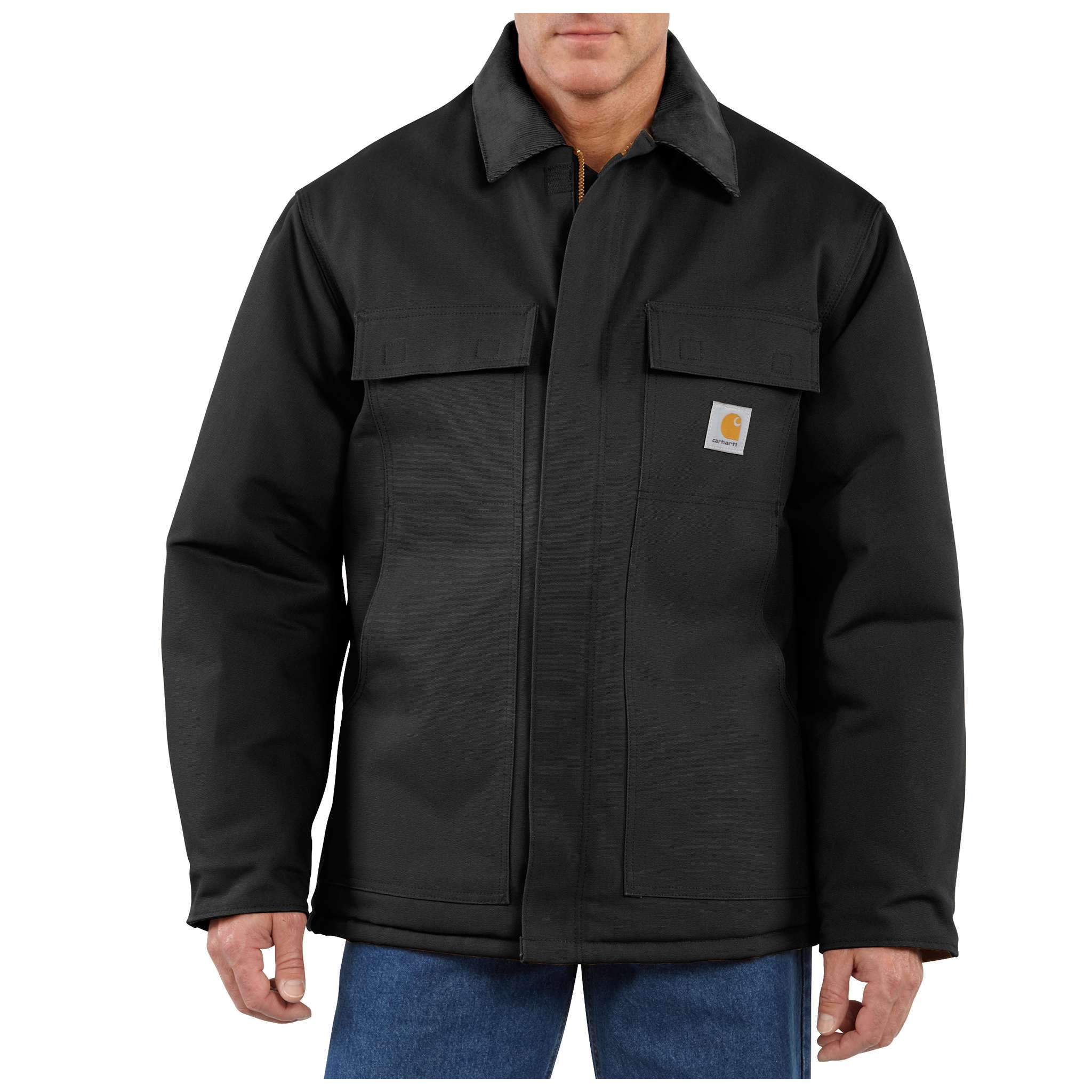 Carhartt Loose Fit Firm Duck Insulated Traditional Coat – 106674 – Black