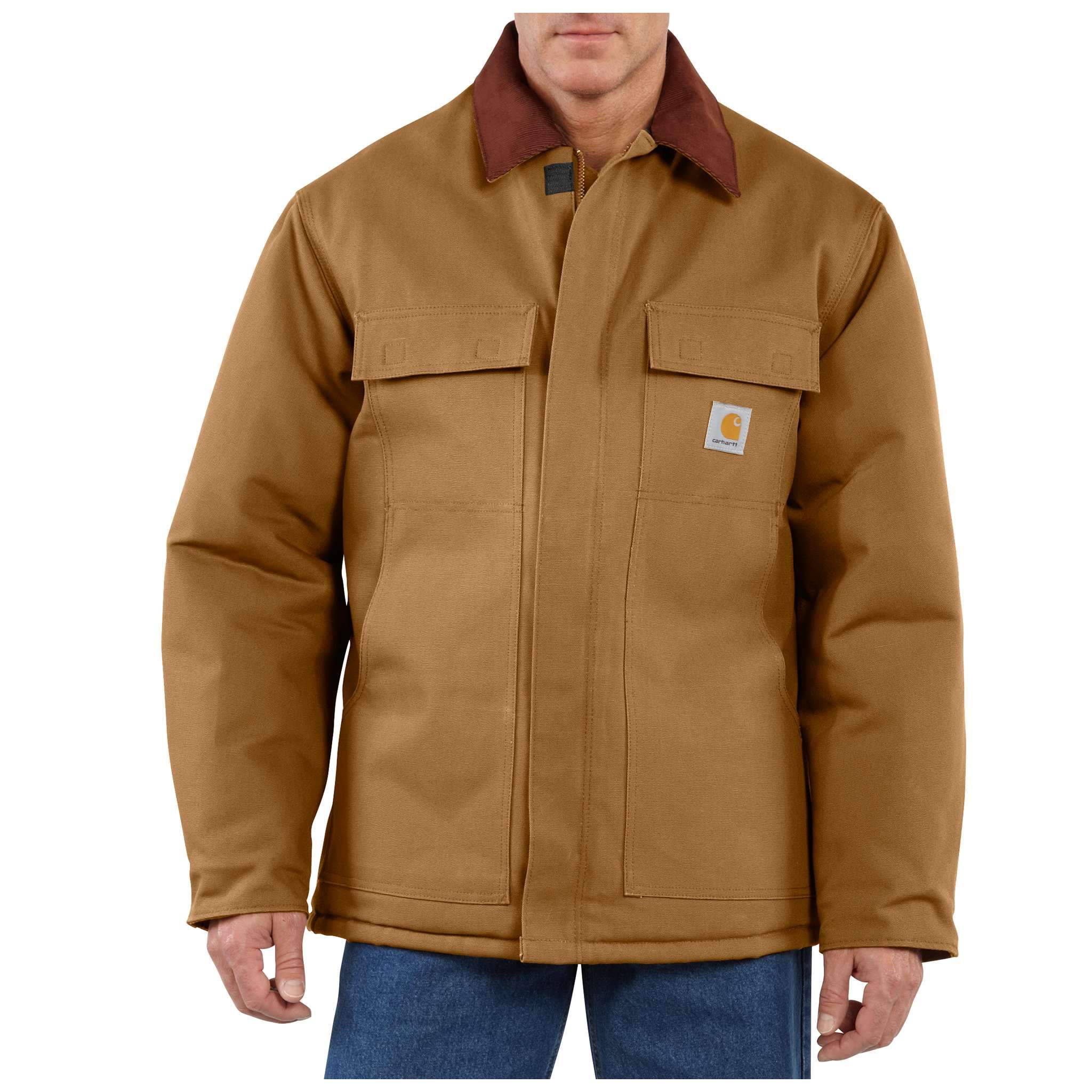 Carhartt Loose Fit Firm Duck Insulated Traditional Coat – 106674 – Carhartt Brown