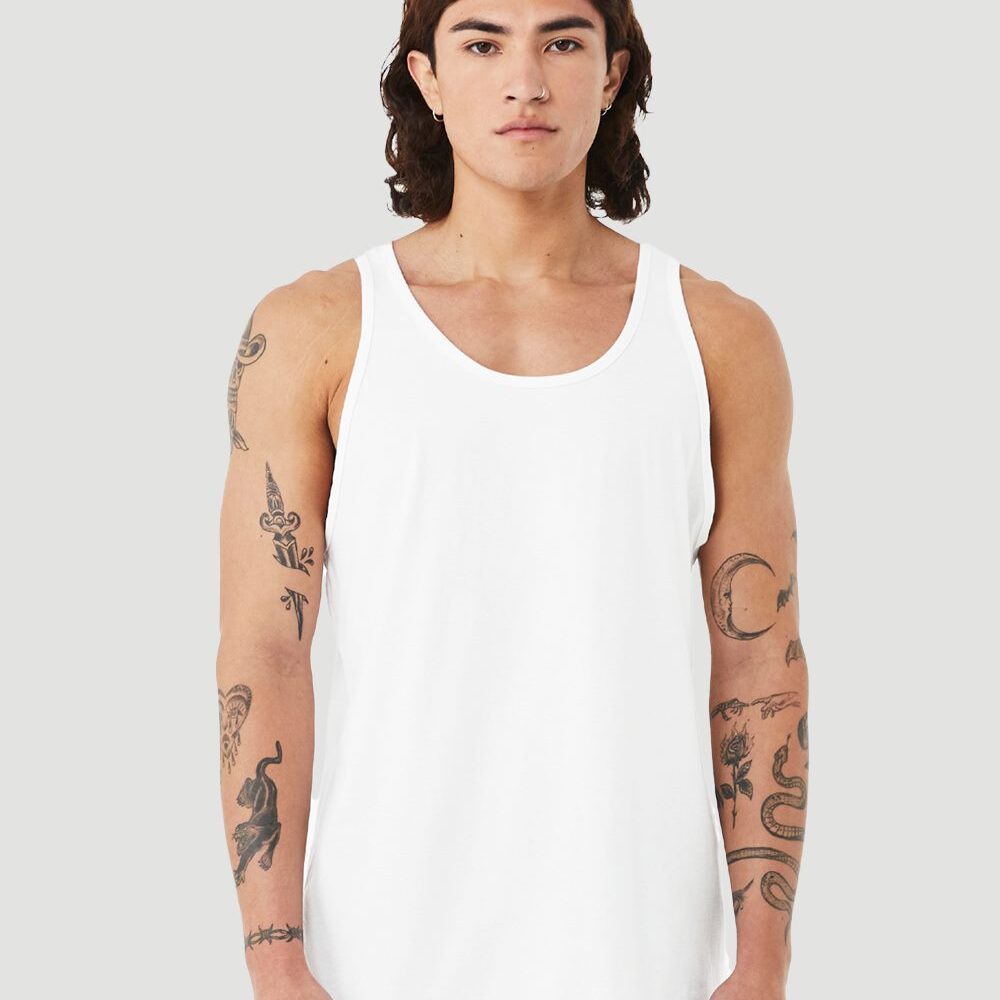 Unisex Heather CVC Tank - 3480CVC