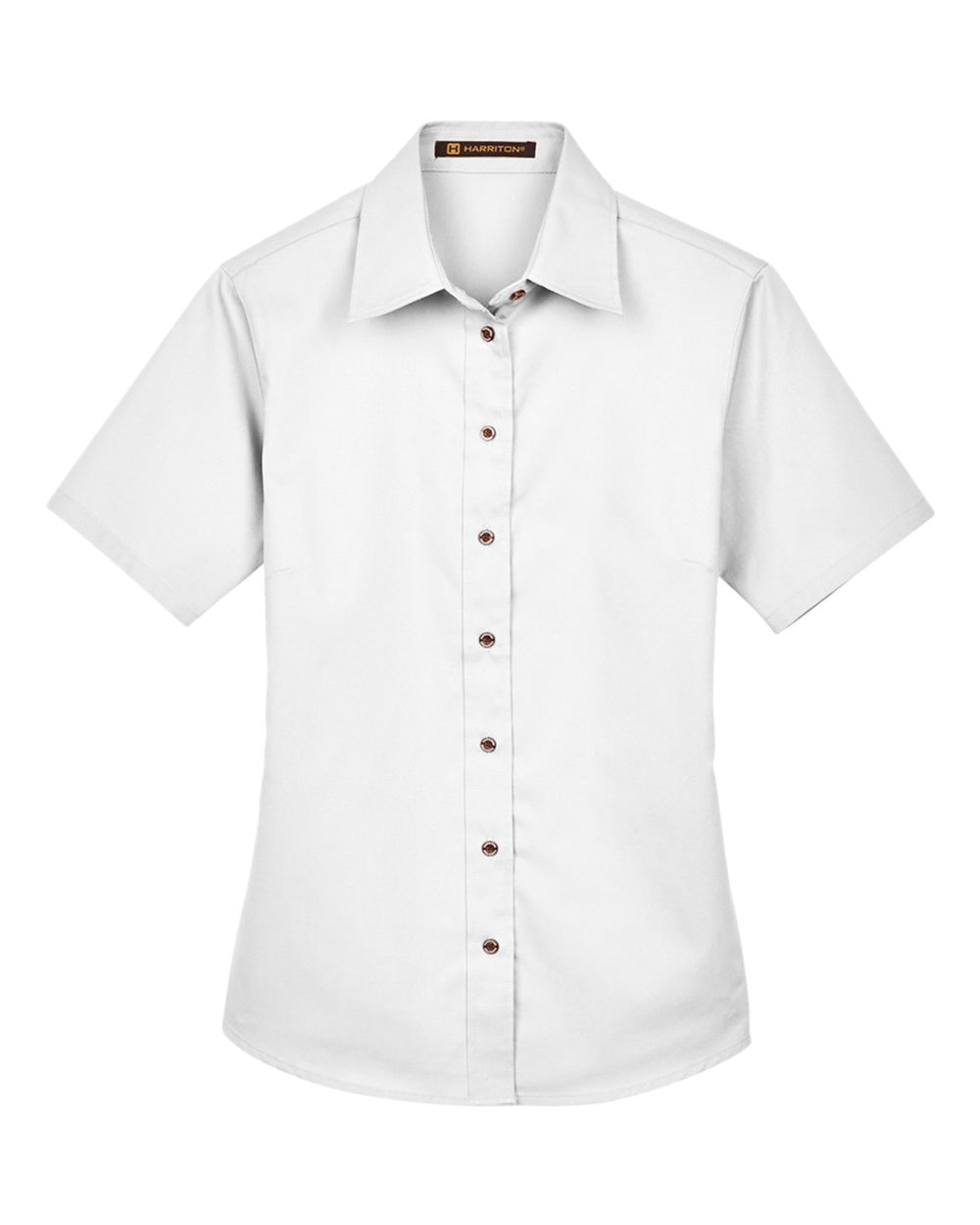 Women's Easy Blend™ Short Sleeve Twill Dress Shirt with Stain-Release - M500SW - Image 4