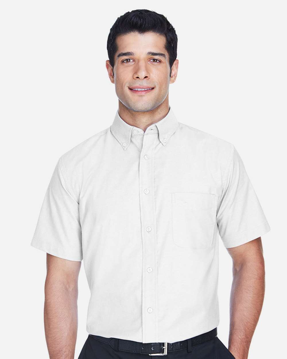 Men's Oxford Short Sleeve with Stain-Release - M600S