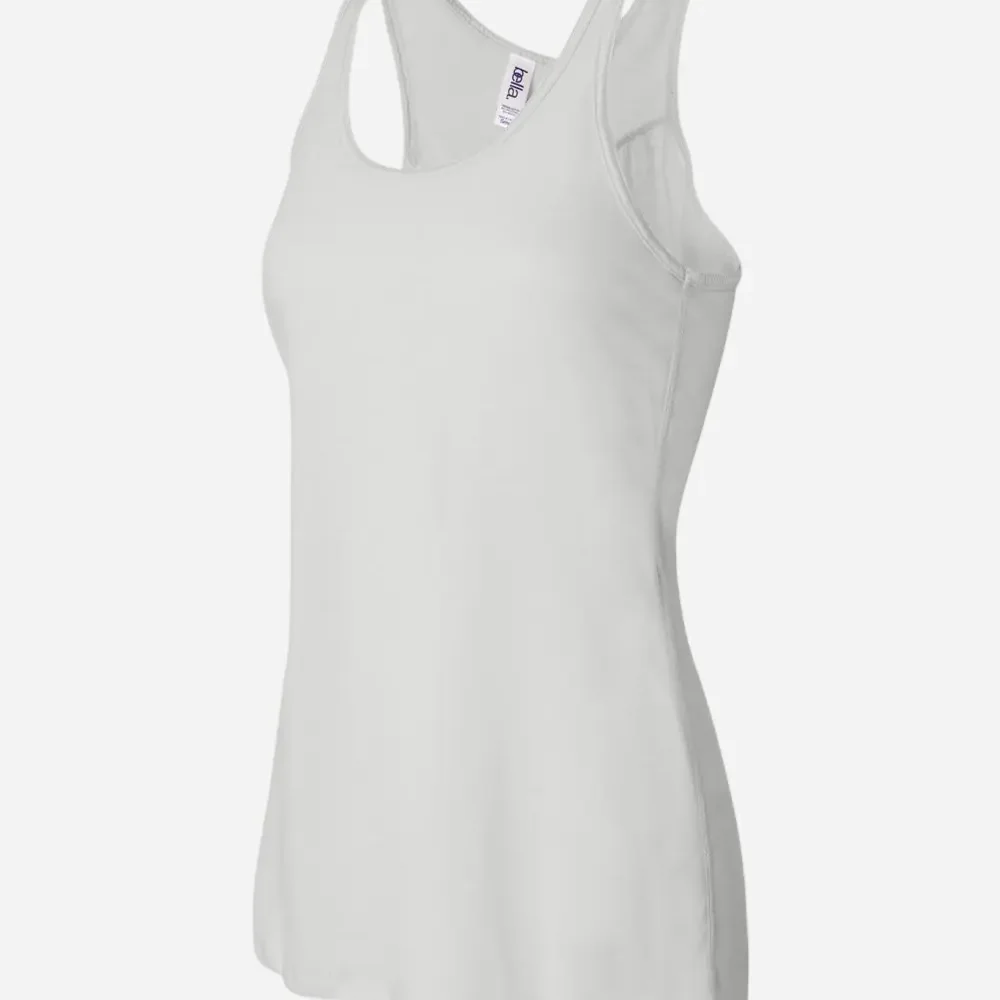 White racerback tank top for women