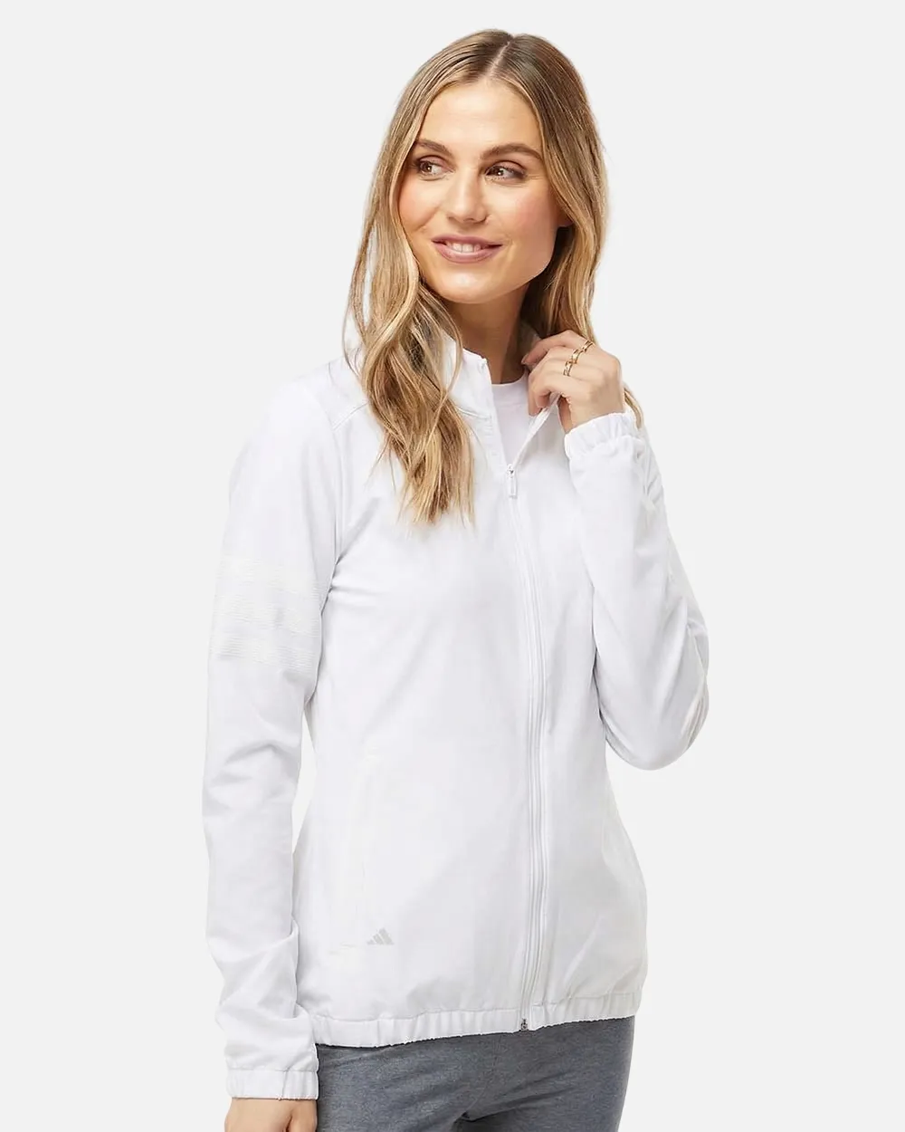 Women's Wind Resistant Full-Zip Jacket - A268 - Image 2