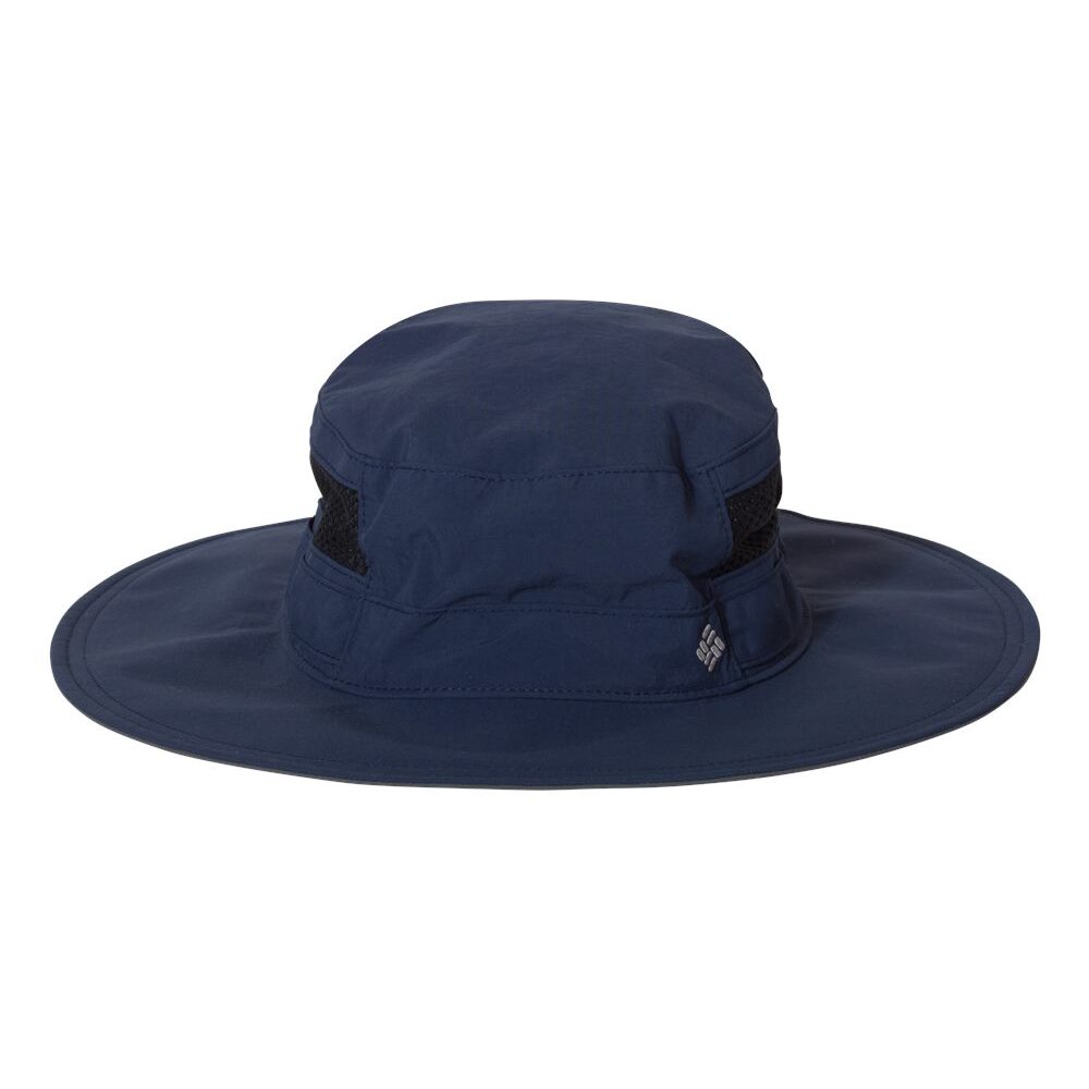 Navy Columbia sun hat with mesh ventilation