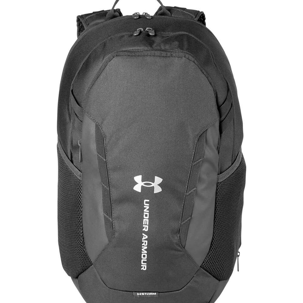 Under Armour black backpack with HUSTORM technology