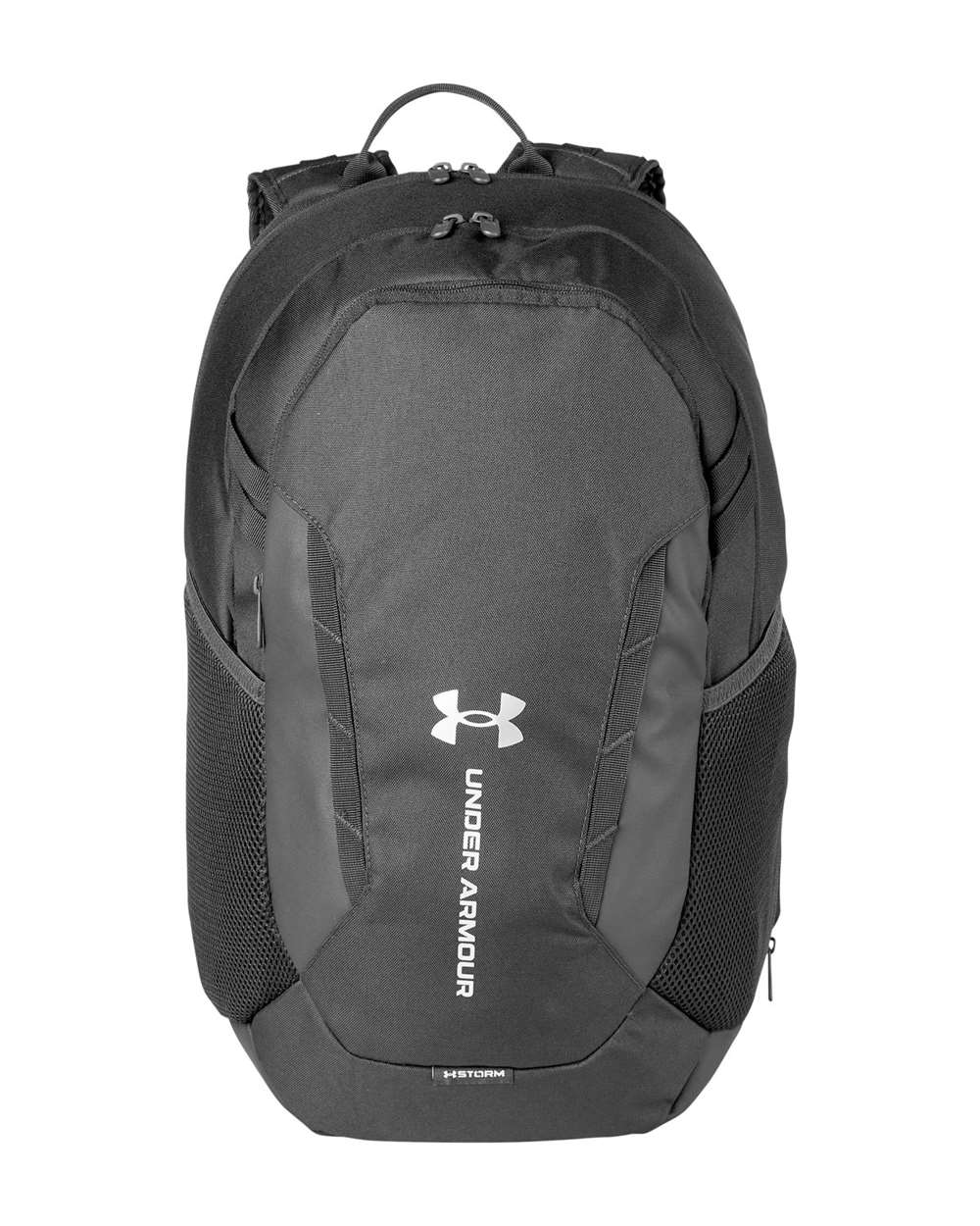 Under Armour black backpack with HUSTORM technology