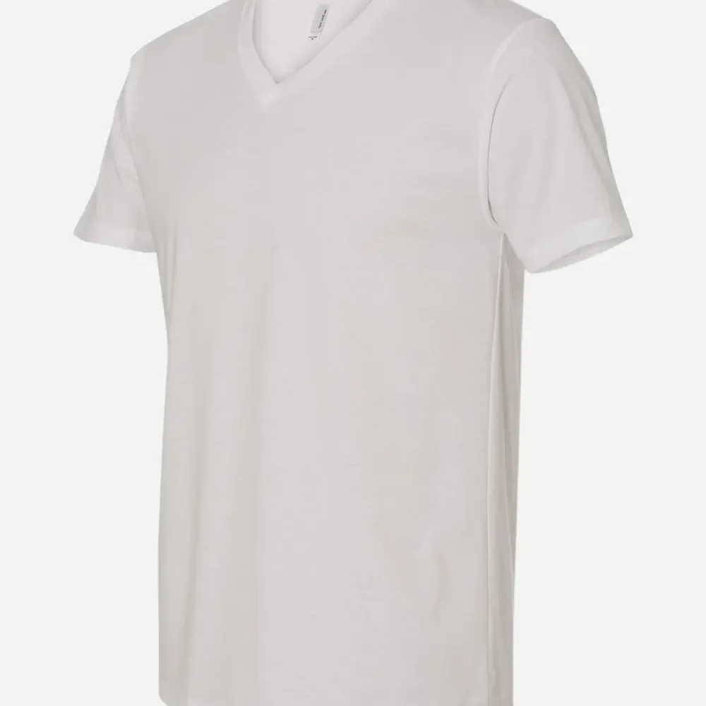 White V-neck t-shirt