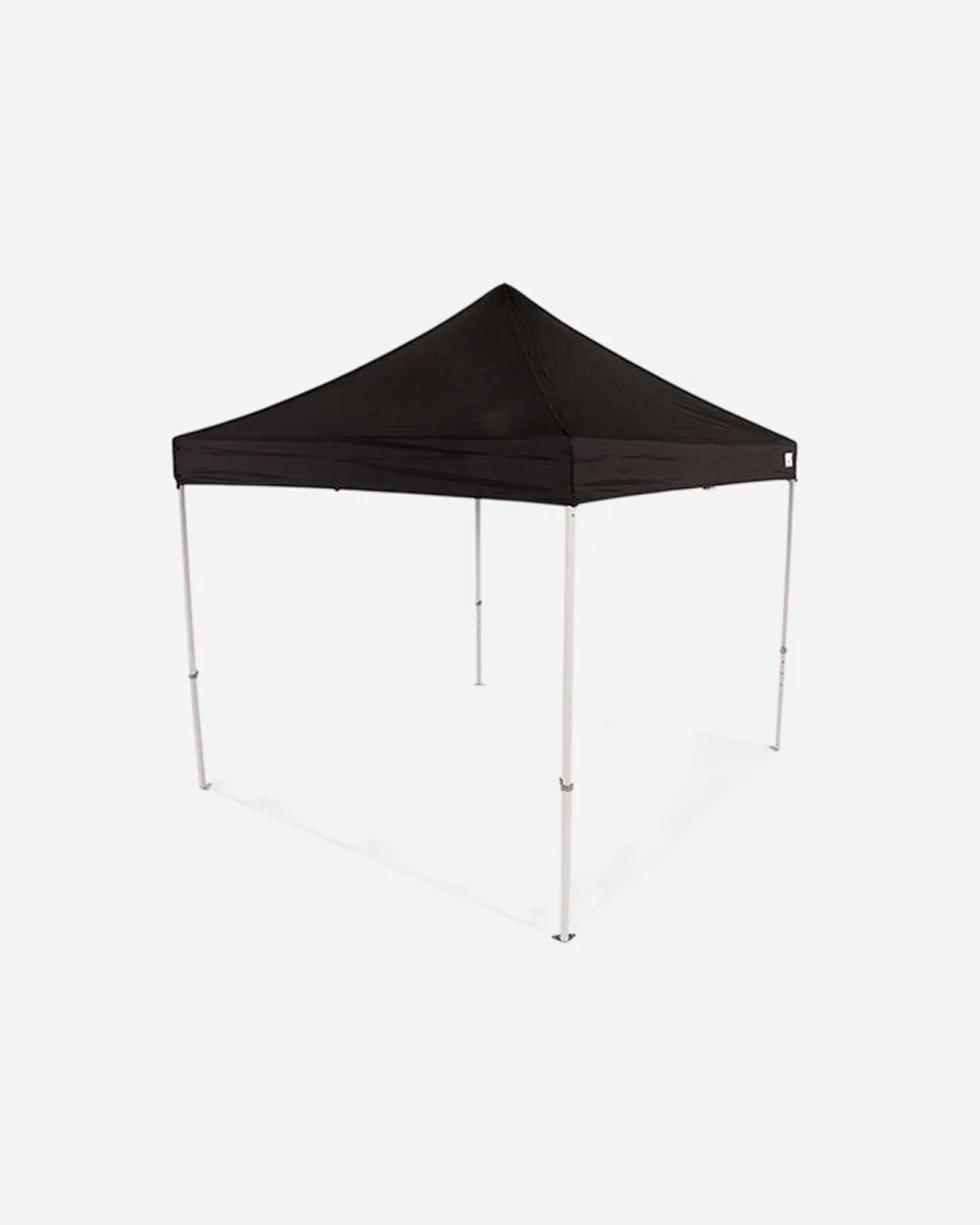8x8 Industrial Steel Pop Up Canopy Tent - DS - black