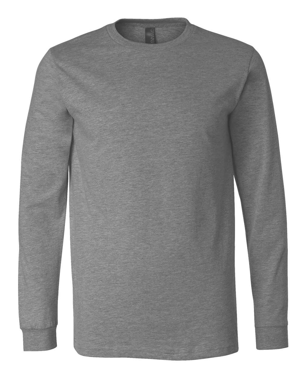Heather CVC Long Sleeve Tee – 3501CVC – Deep Heather