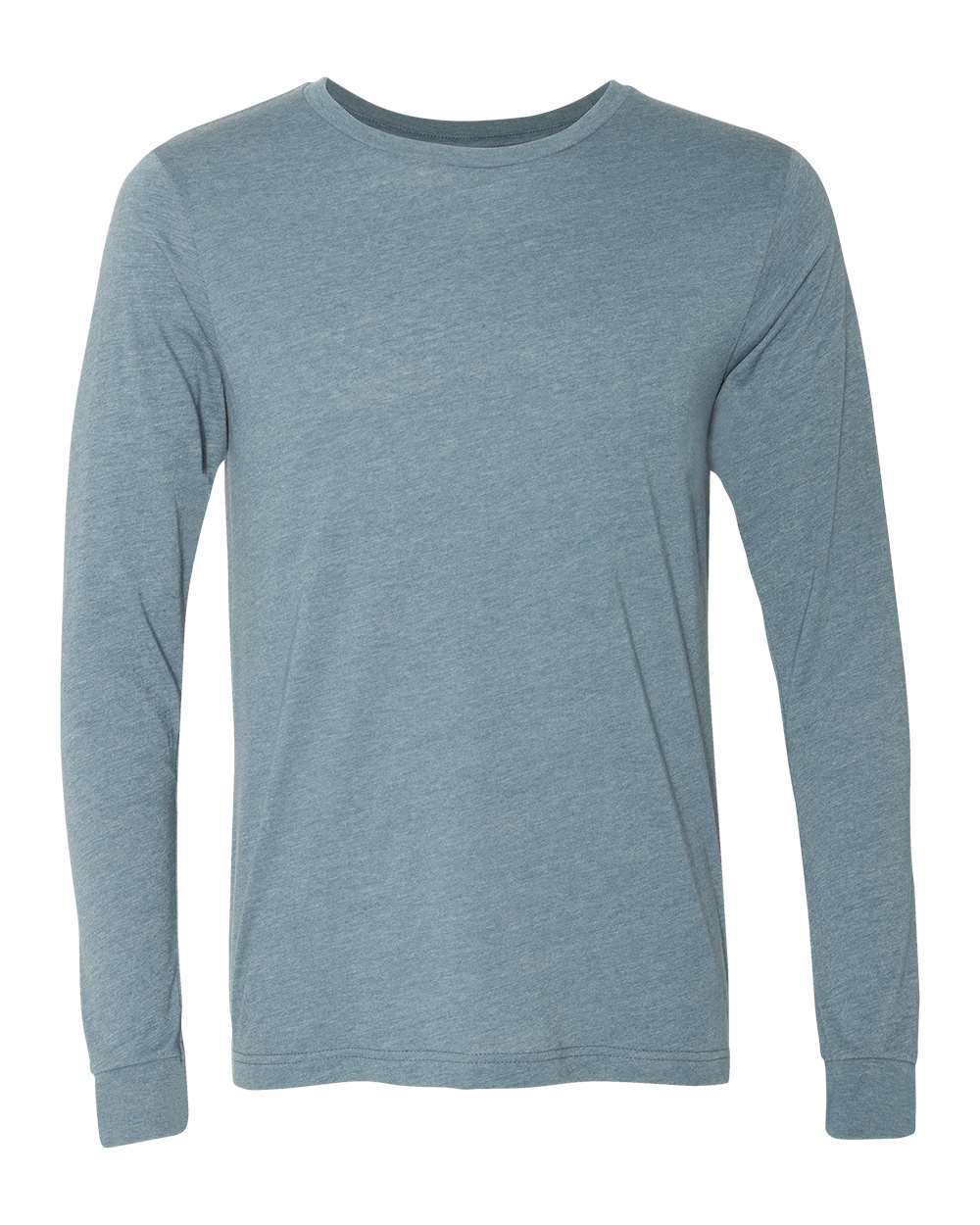 Heather CVC Long Sleeve Tee – 3501CVC – Heather Slate