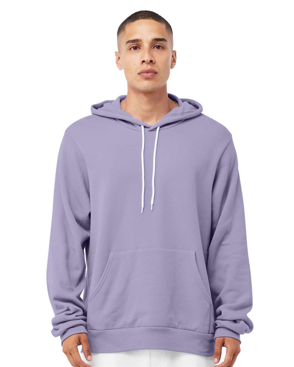 Unisex Sponge Fleece Hoodie Sweatshirt – 3719 – Dark Lavender