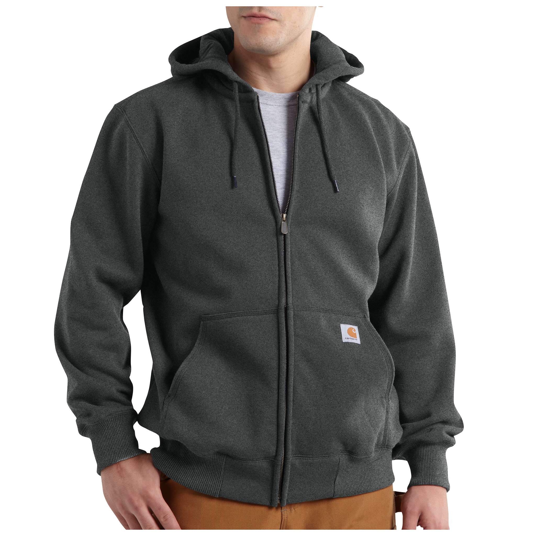 Carhartt Rain Defender™ Loose Fit Heavyweight Full Zip Sweatshirt – 100614 – Carbon Heather