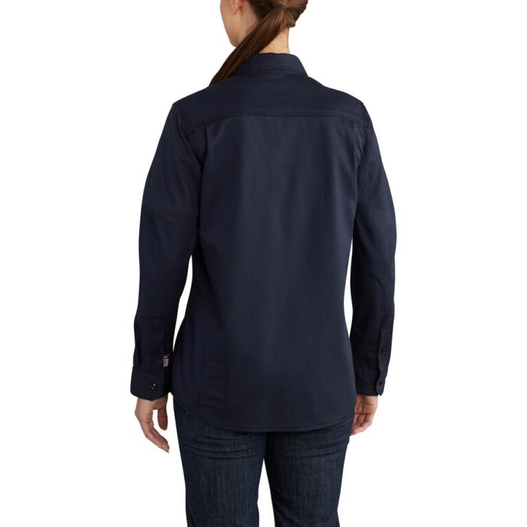 Carhartt Women's Flame Resistant Relaxed Fit Rugged Flex Twill Shirt – 102459