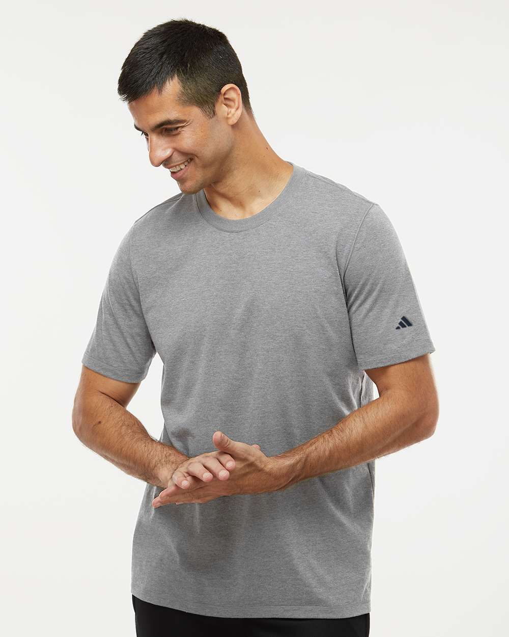 Men's Blended T-Shirt – A556 – Medium Grey Heather