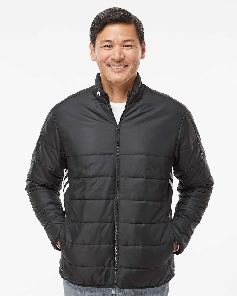 Men's 3-Stripes Puffer Full-Zip Jacket – A570