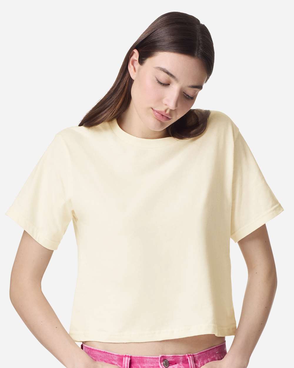 Women's Fine Jersey Mid-Length Boxy Tee – 102