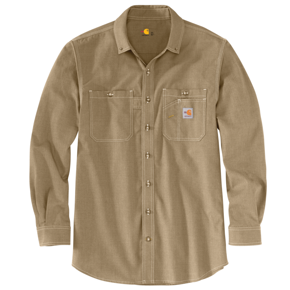 Carhartt FR Force Original Fit Lightweight Long Sleeve Button Shirt – 104138
