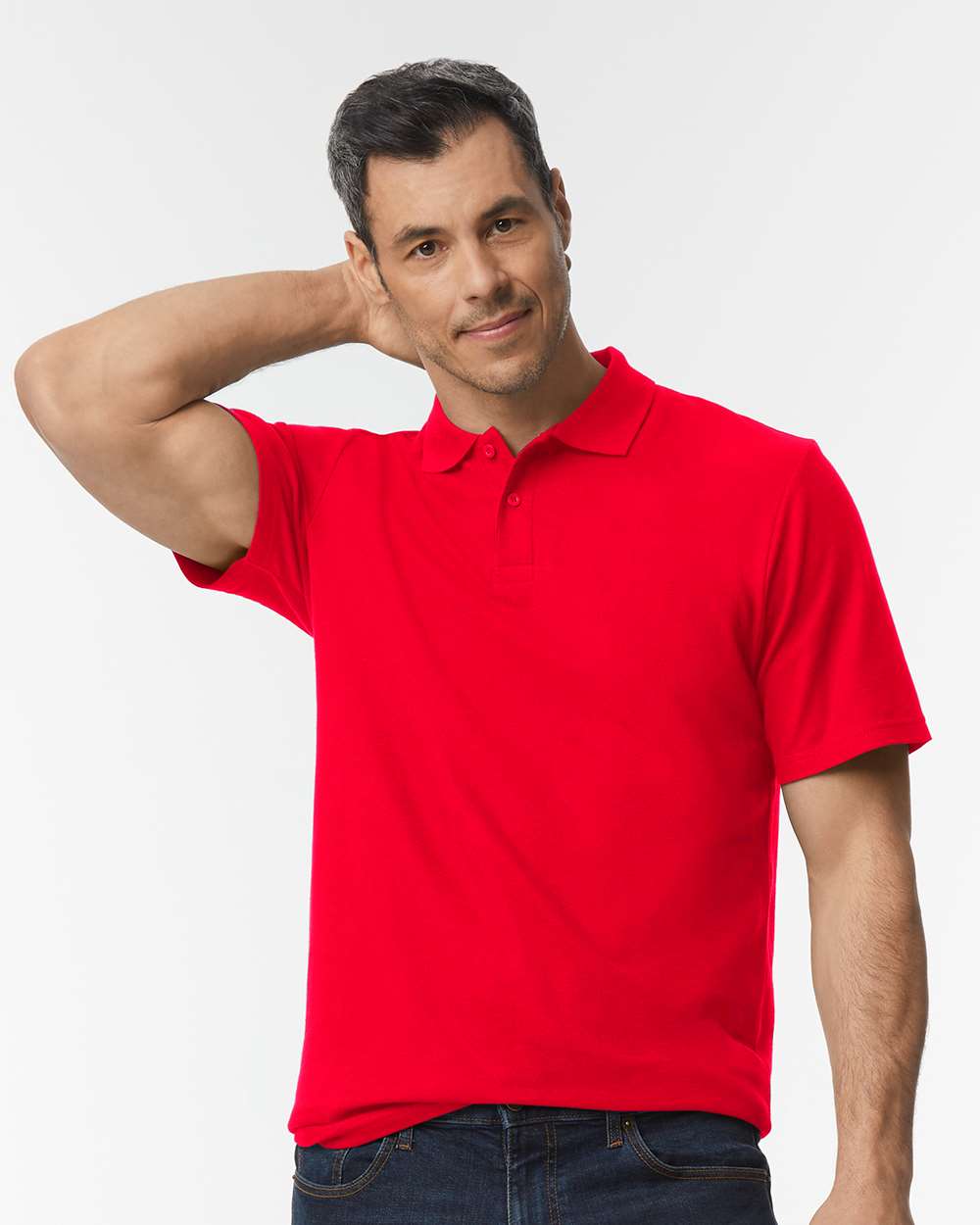 Unisex Softstyle® Pique Polo – 64800 – Red