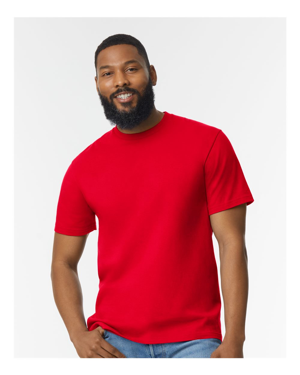 Unisex Softstyle® Midweight T-Shirt – 65000 – Red