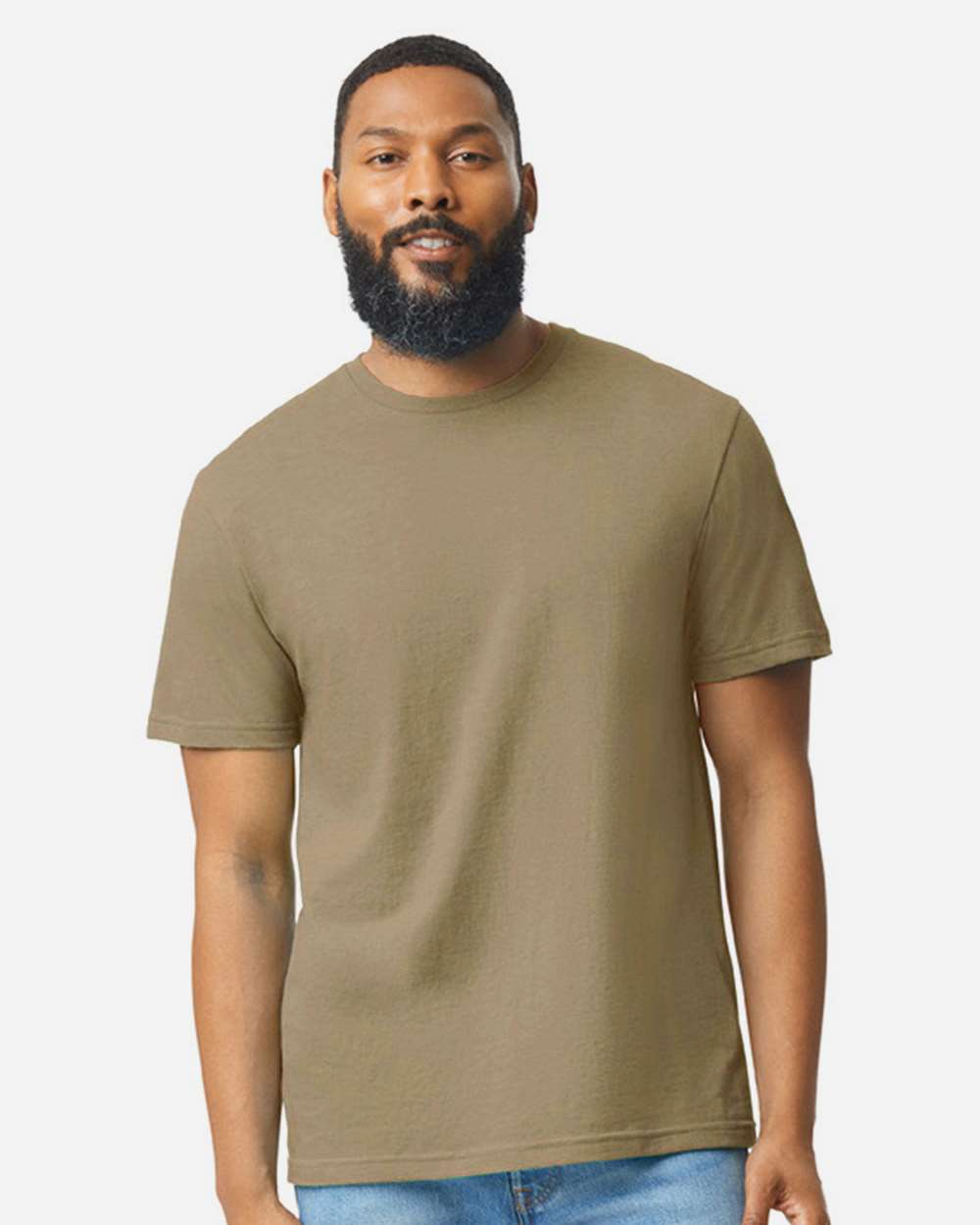 Unisex Softstyle® CVC T-Shirt – 64000CVC – Dune Mist