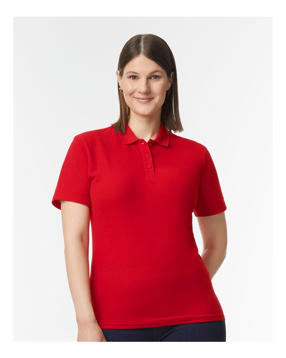 Women's Softstyle® Pique Polo – 64800L – Red
