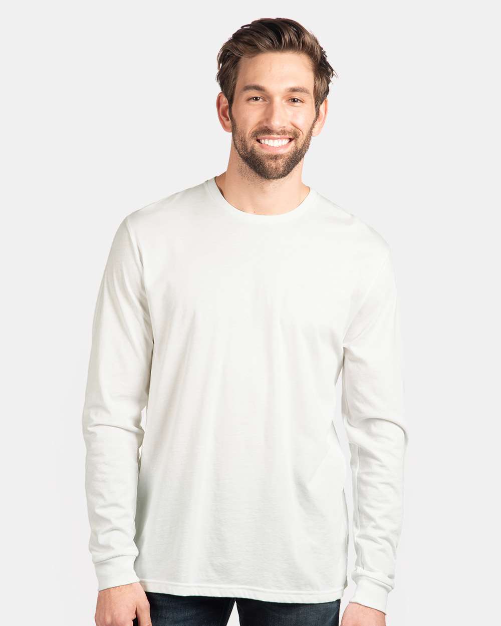 Unisex CVC Long Sleeve Tee – 6211 – White