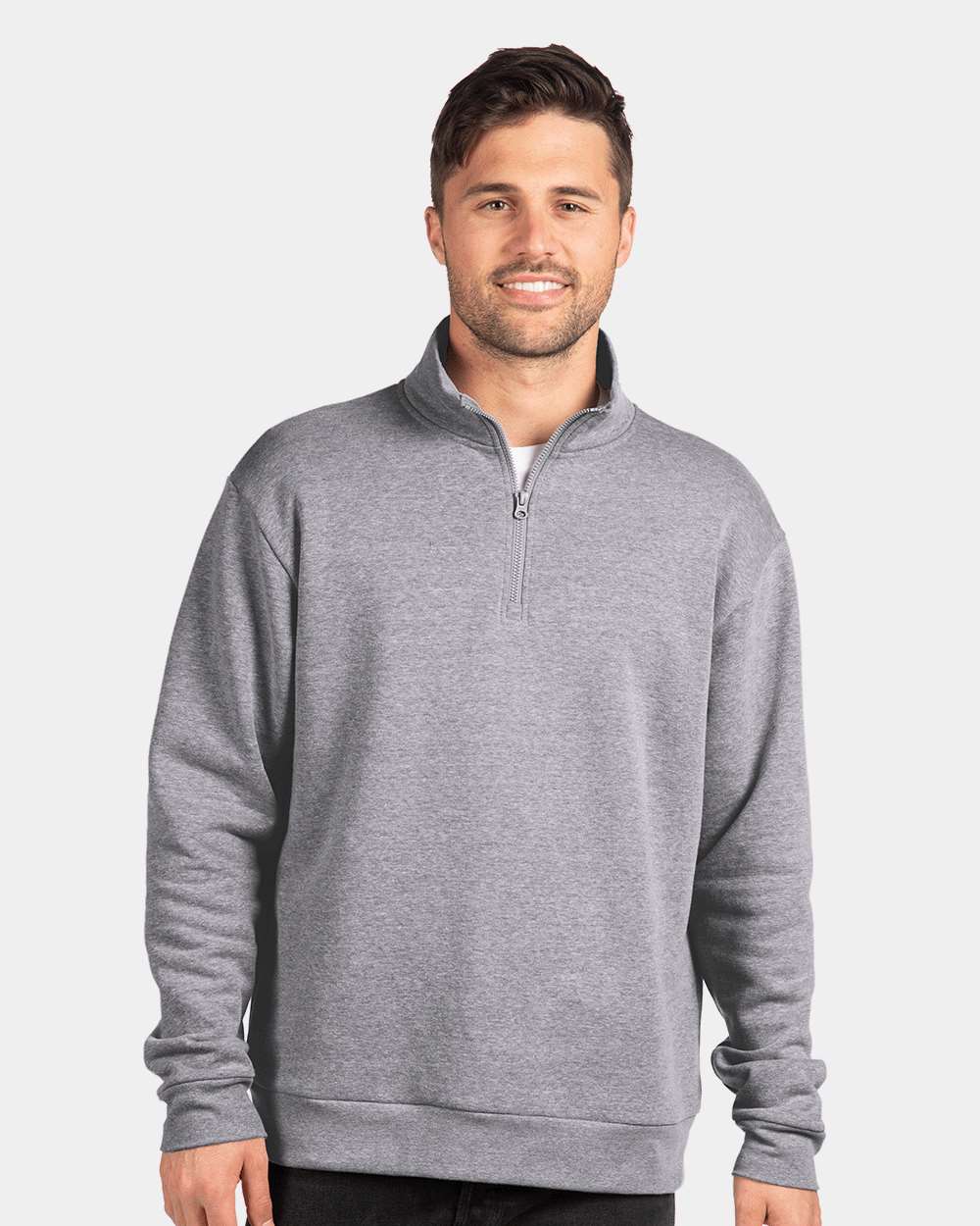 Unisex Fleece Quarter-Zip Pullover – 9643