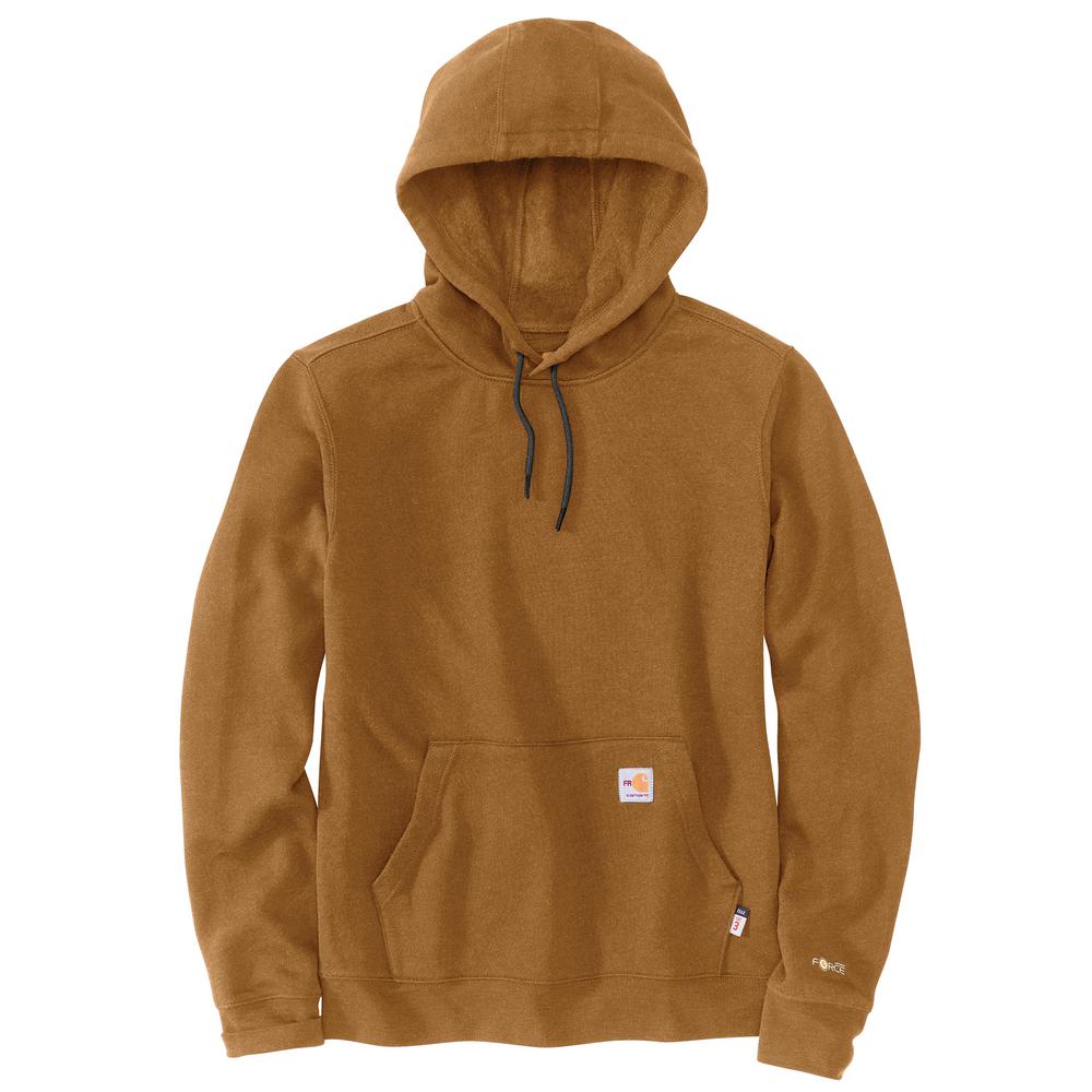 Carhartt Flame Resistant Force Original Fit Midweight Hooded Sweatshirt – 104983 – Carhartt Brown