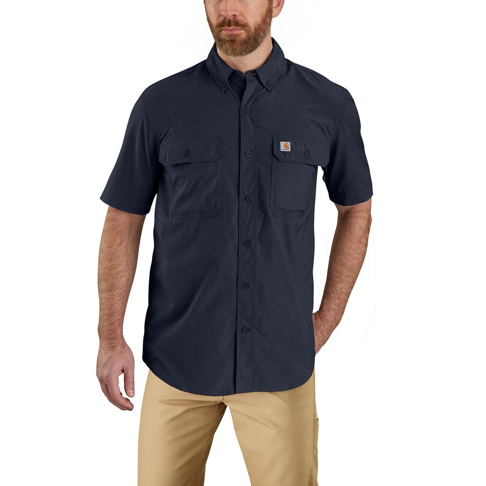 Carhartt Force Relaxed Fit Lightweight Short-Sleeve Button Down Shirt – 105292