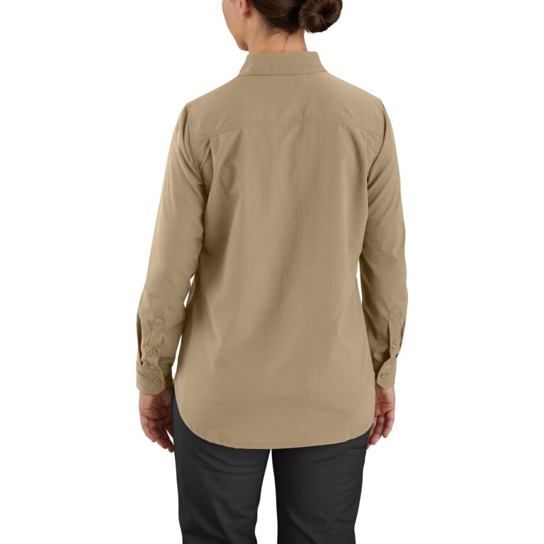 Carhartt Women's Force Relaxed Fit Lightweight Long-Sleeve Button Down Shirt – 105538