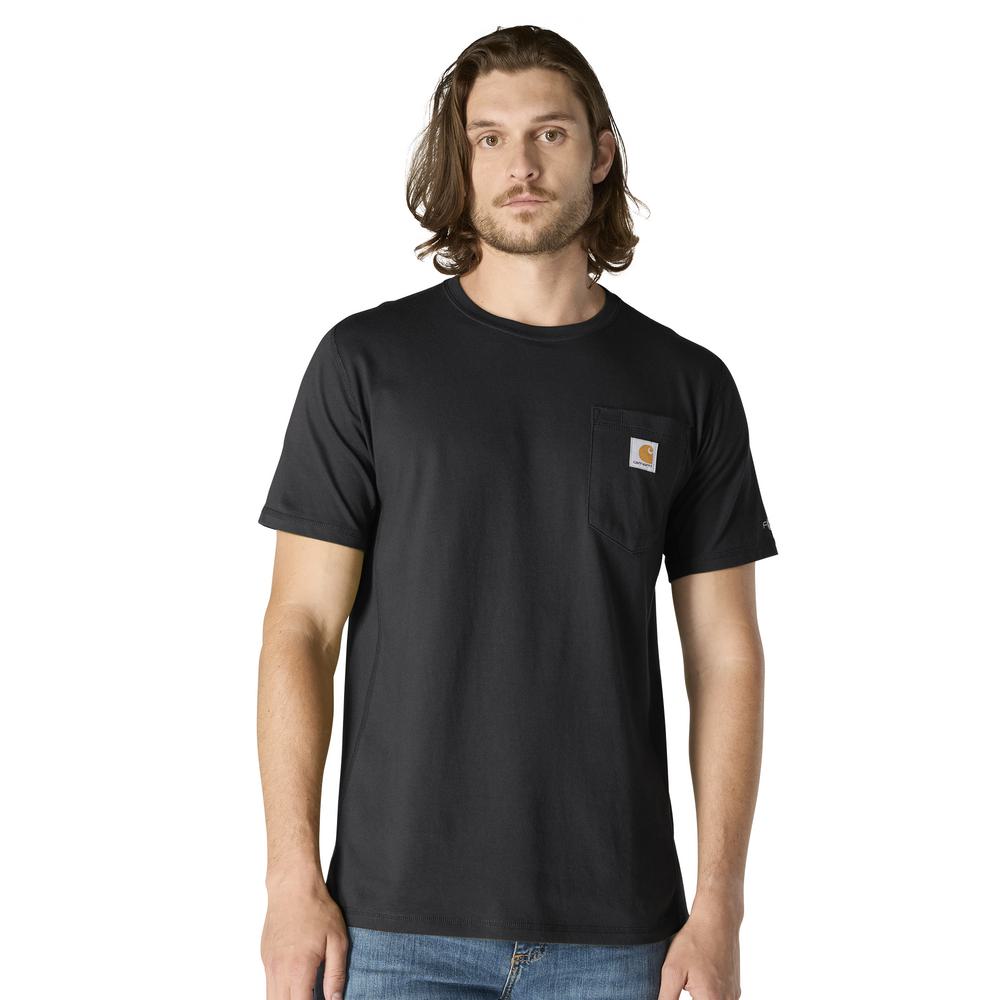 Carhartt FORCE Relaxed Fit Midweight Short-Sleeve Pocket T-Shirt – 106652 – Black