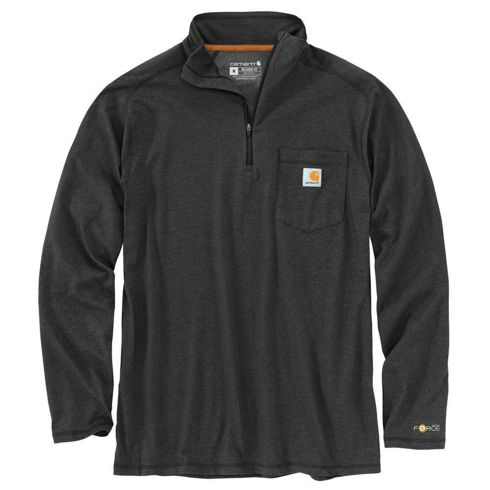 Carhartt Force Relaxed 1/4-Zip Shirt – 106660 – Carbon Heather