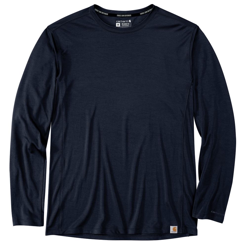 Carhartt Force Sun Defender™ Relaxed LS T-Shirt – 106972 – Navy