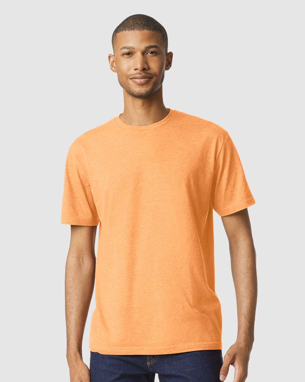 Unisex Softstyle® CVC T-Shirt – 64000CVC – Tangerine Mist
