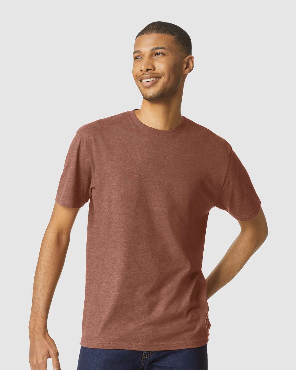 Unisex Softstyle® CVC T-Shirt – 64000CVC – Cocoa Mist