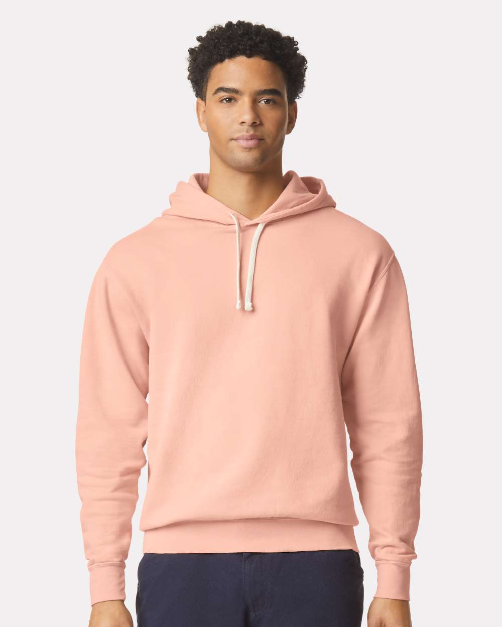 Unisex Garment-Dyed Lightweight Hooded Sweatshirt – 1467 – Peachy