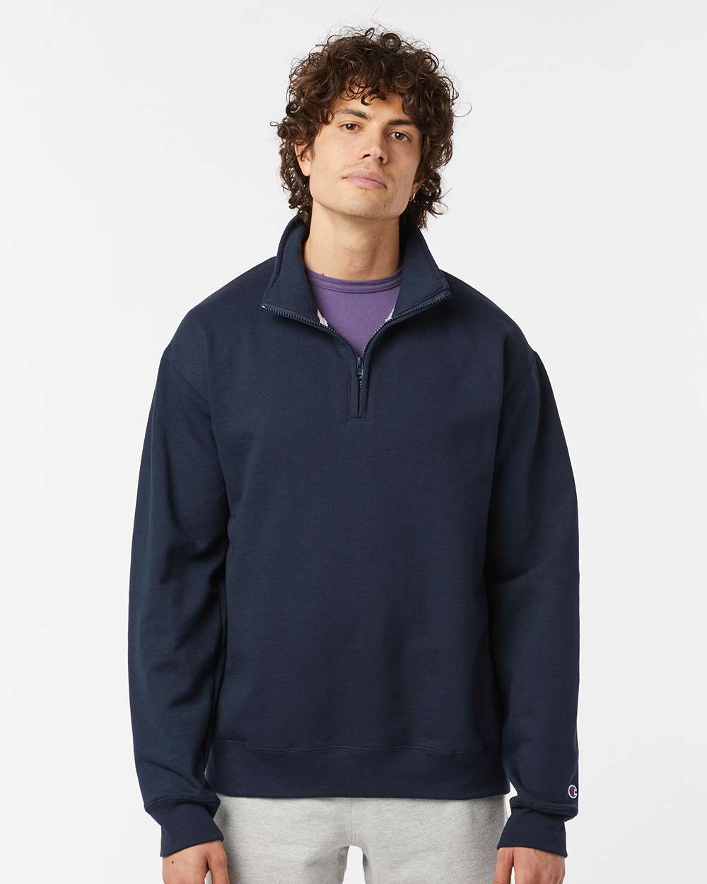 Unisex Powerblend® Quarter-Zip Pullover – S450