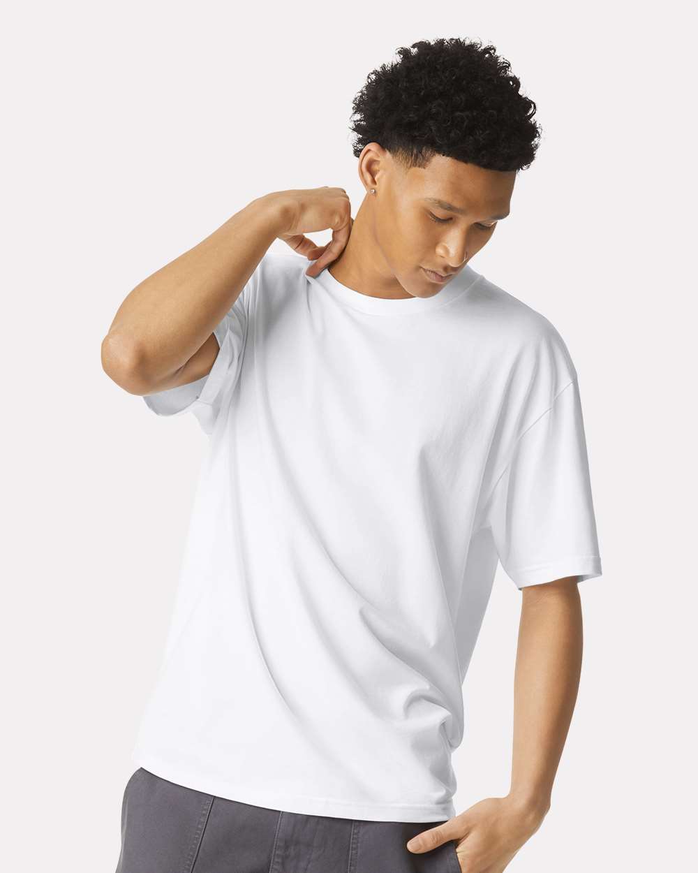 Unisex Sueded Tee – 5389 – Sueded White