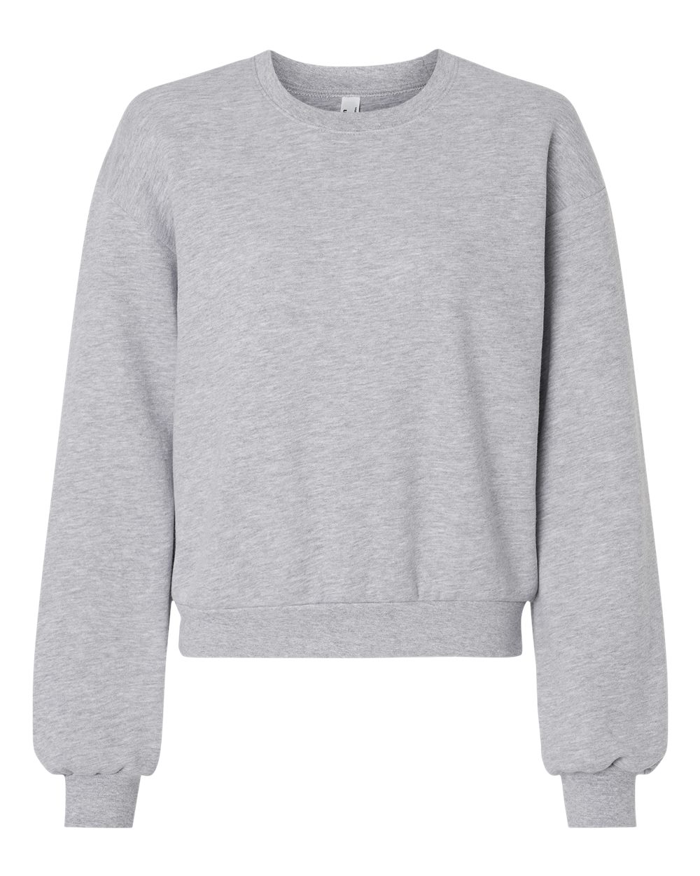 Women's ReFlex Fleece Crewneck Sweatshirt – RF494 – Heather Grey