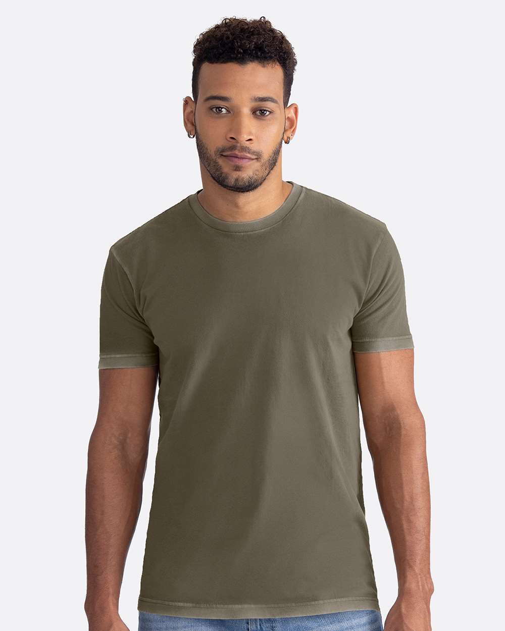 Unisex Soft Washed Tee – 3600SW – Washed Military Green